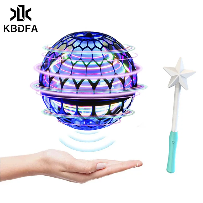 

RC Mini Drone Children's Interactive Ufo Toy Induction Aircraft Fidget Spinner Levitating Flying Saucer Spinning Ball Gift