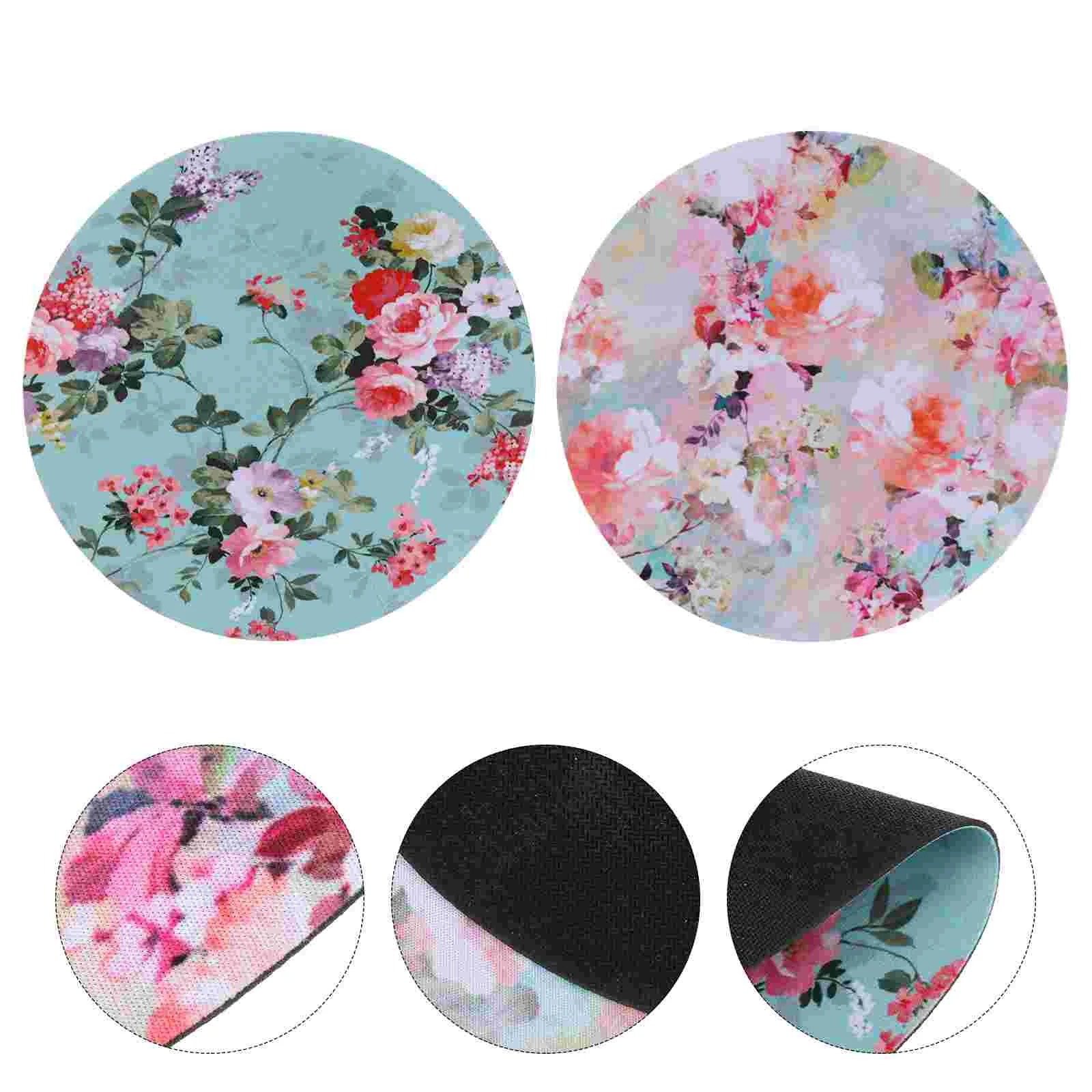 

Pad Mouse Desk Mat Rubber Laptop Office Supplies Writing Protector Computer Mousepad Non Anti Keyboard Desktop Circle