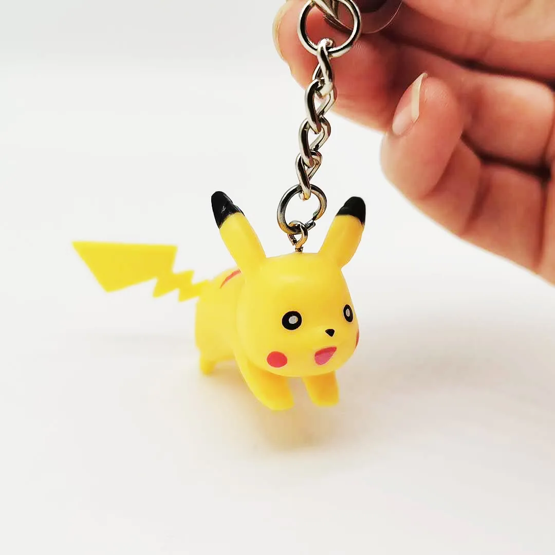 

Cartoon Elf Pikachu Keychain Handbag Pendant Pokemon Anime Series Pikachu Doll