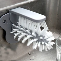 use bottle 2 in 1 glass washer sink kitchen accessories drink cup wine sucking cup and cleaning brush