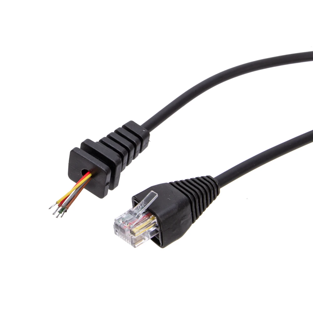 Replacement RJ45 8 Pin MH-67A8J Handheld Speaker Microphone Cable Cord for Yaesu VX2108 VX2208 VX2508 Mobile Radio