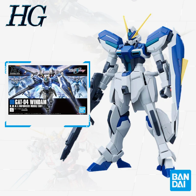 

In stock Original Bandai Anime Gundam HG HGCE 1/144 Gundam SEED Windam Assembled Model Toy Birthday Gift