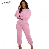 womens tracksuits hooded sweatshirts spring casual top and pants solid color pullovers jackets sport gym two piece sets 2022 new