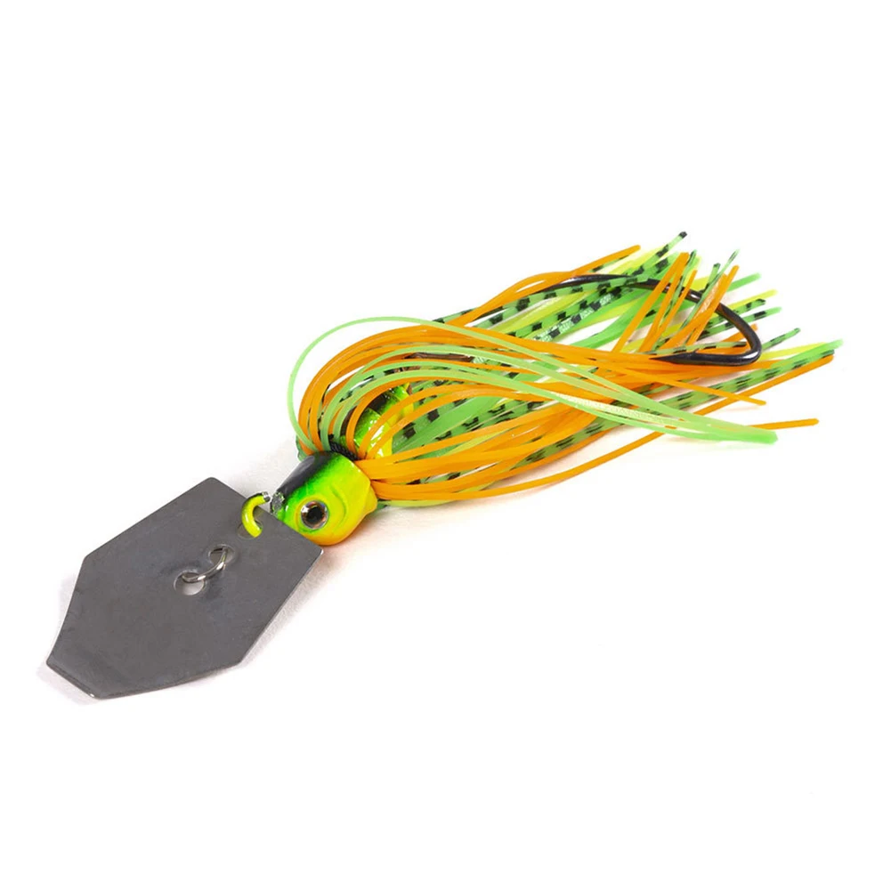 

1PCS Fishing Lures Chatterbait Sequin Flake Lure Silicone Skirt Swimming Fixture Bass Lure 11g Artificial Wobbler Lure