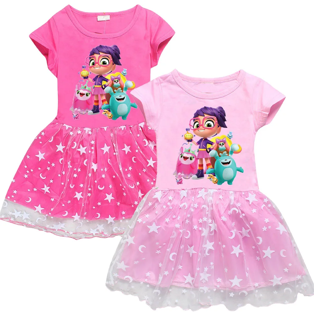 

Baby 3-10y Kids Children's Dress Little Girl Dress Summer Baby Girls Dress Abby Hatcher Children Boutique Mech Dress Birthday