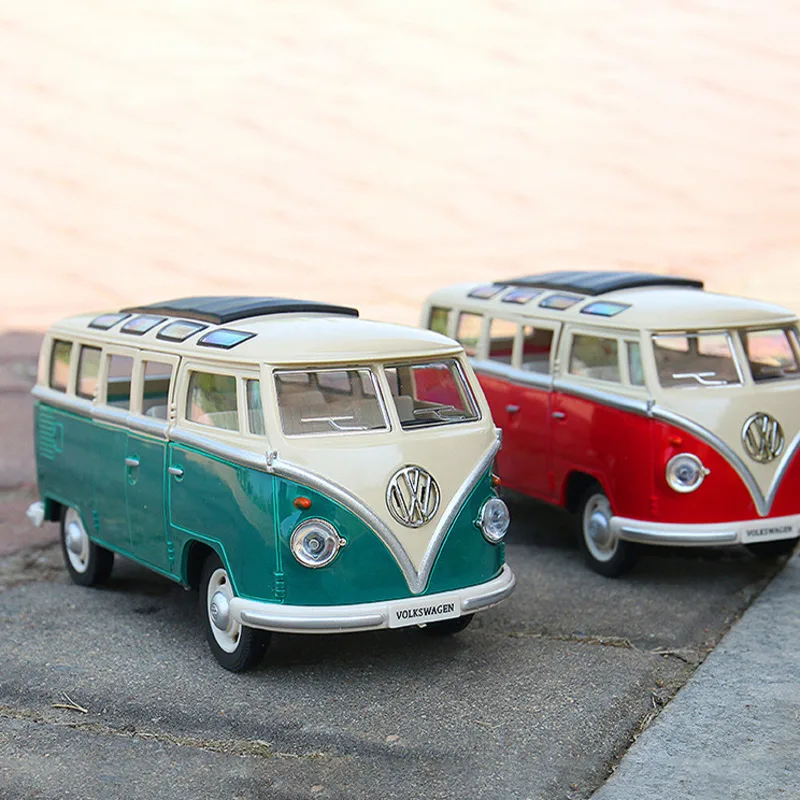Модель автомобиля Volkswagen T1 из сплава 1/24 Литые и игрушечные автомобили