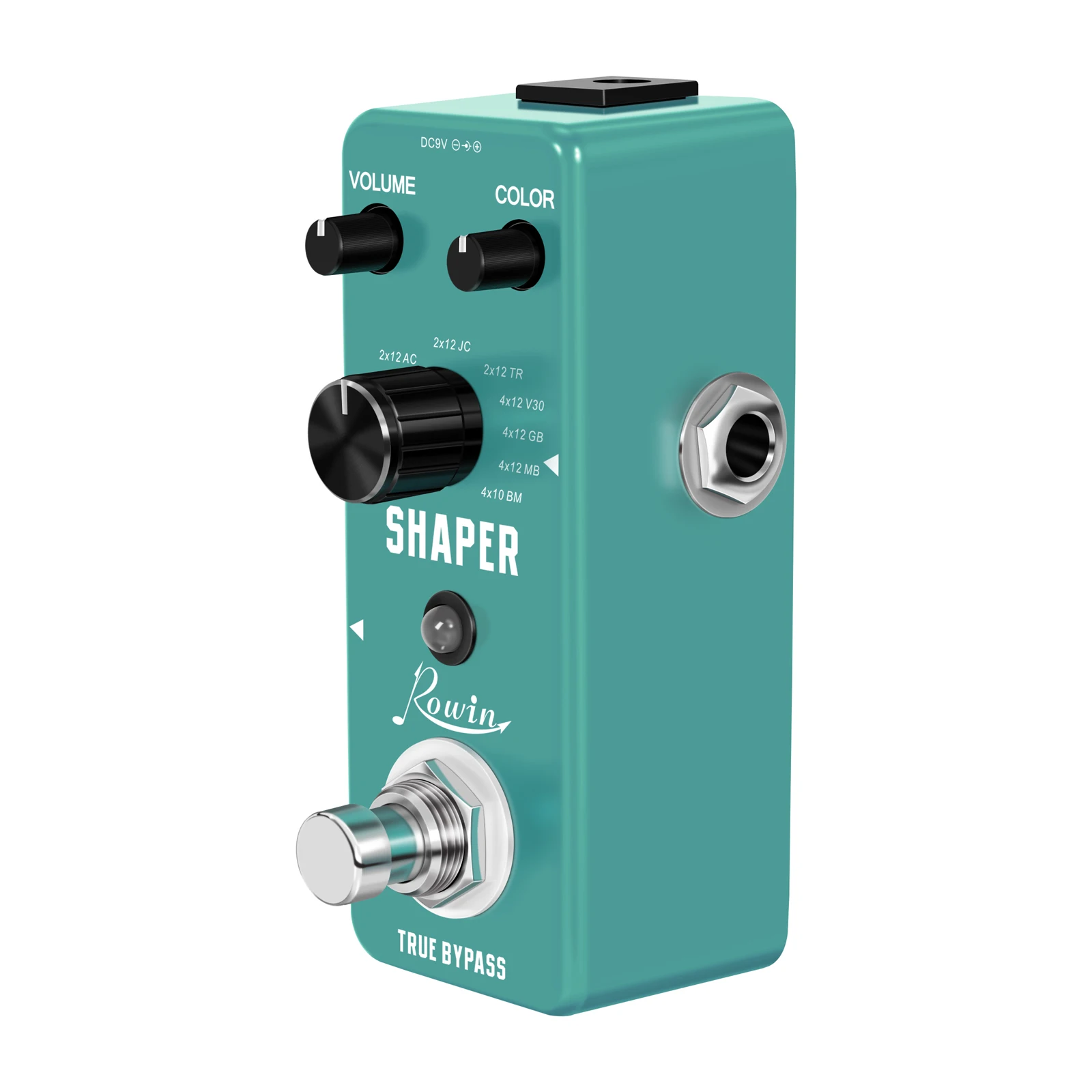 Rowin LEF-3802 Guitar Shape Pedal High Quality Digital Cab Simulated Effect Pedals 11 Cab Modes