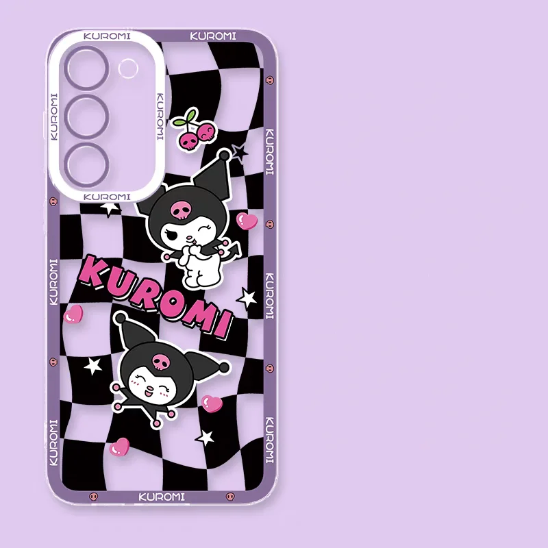 Чехол для телефона Motorola G73 Edge 40 Pro G22 G52 G9 Play PLUS G60S G72 G30 G71 G53 G32 Cute Kuromi Girl Cartoon Case