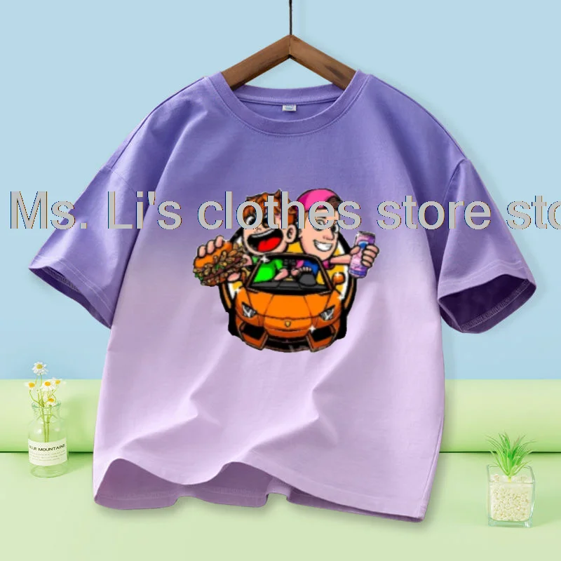 Лидер продаж хлопковая футболка с коротким рукавом для мальчиков и девочек Icrimax