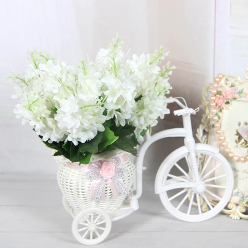 

Hyacinth Artificial Flowers Faux Silk Flowers Silk Hyacinth Flower for Home Indoor Outdoor Garden Wedding Table Vase Decor