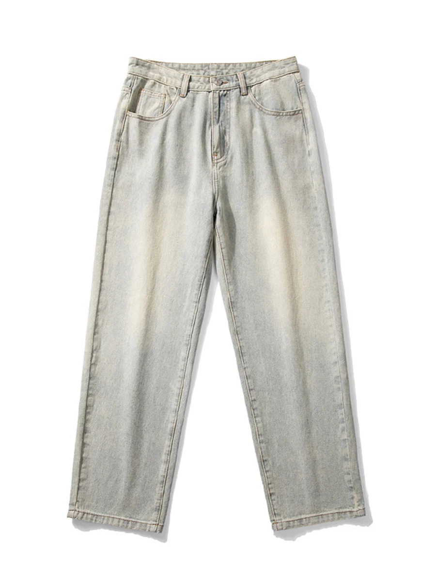 Four Seasons Men Clothing European and American Hip-hop Casual Loose Straight Wide-leg Trousers Fashion Streetwear Ins Hot Sale