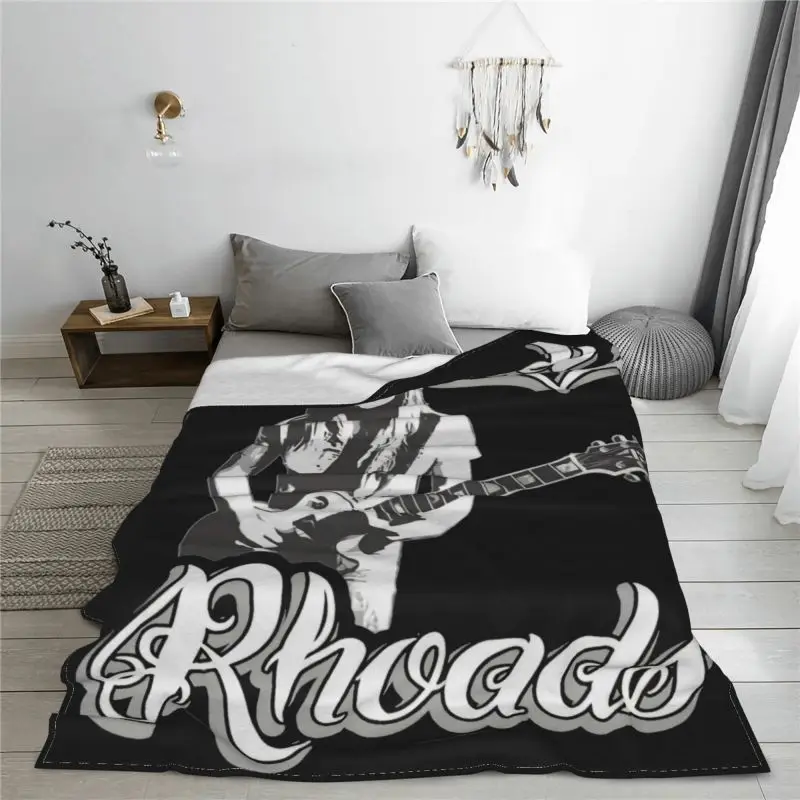 Одеяло Rock God с принтом Рэнди роада 2 декоративное покрывало для кровати