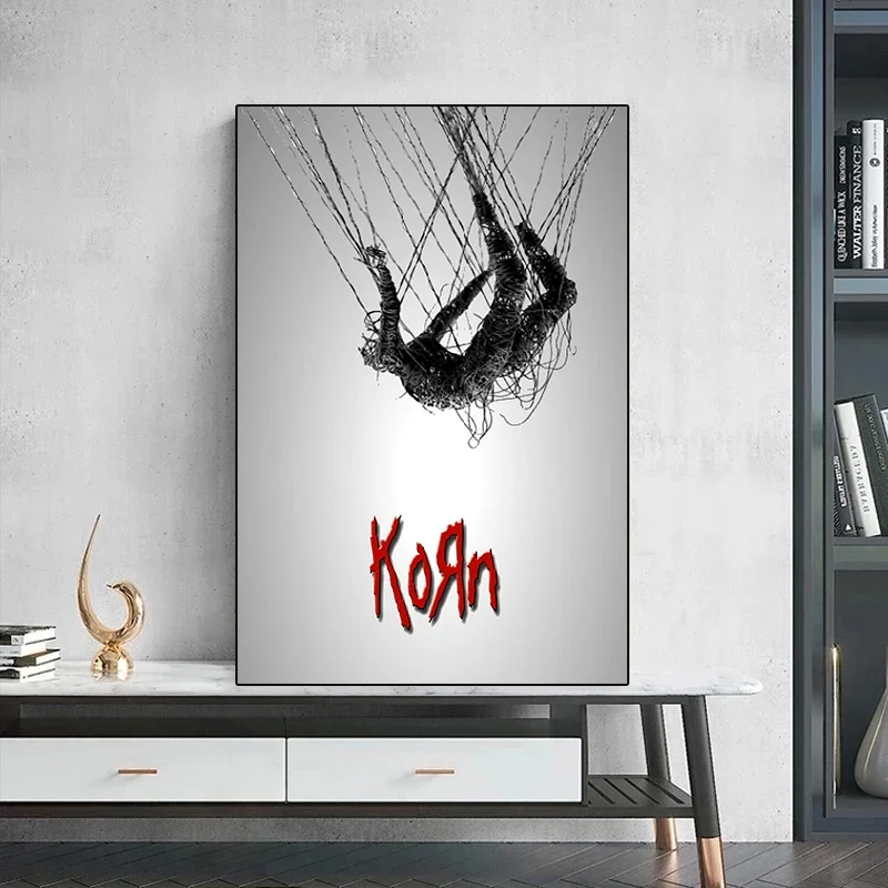 Korn Rock Band Настенная Обложка Альбом Плакат HD Холст Печать Современный Стиль