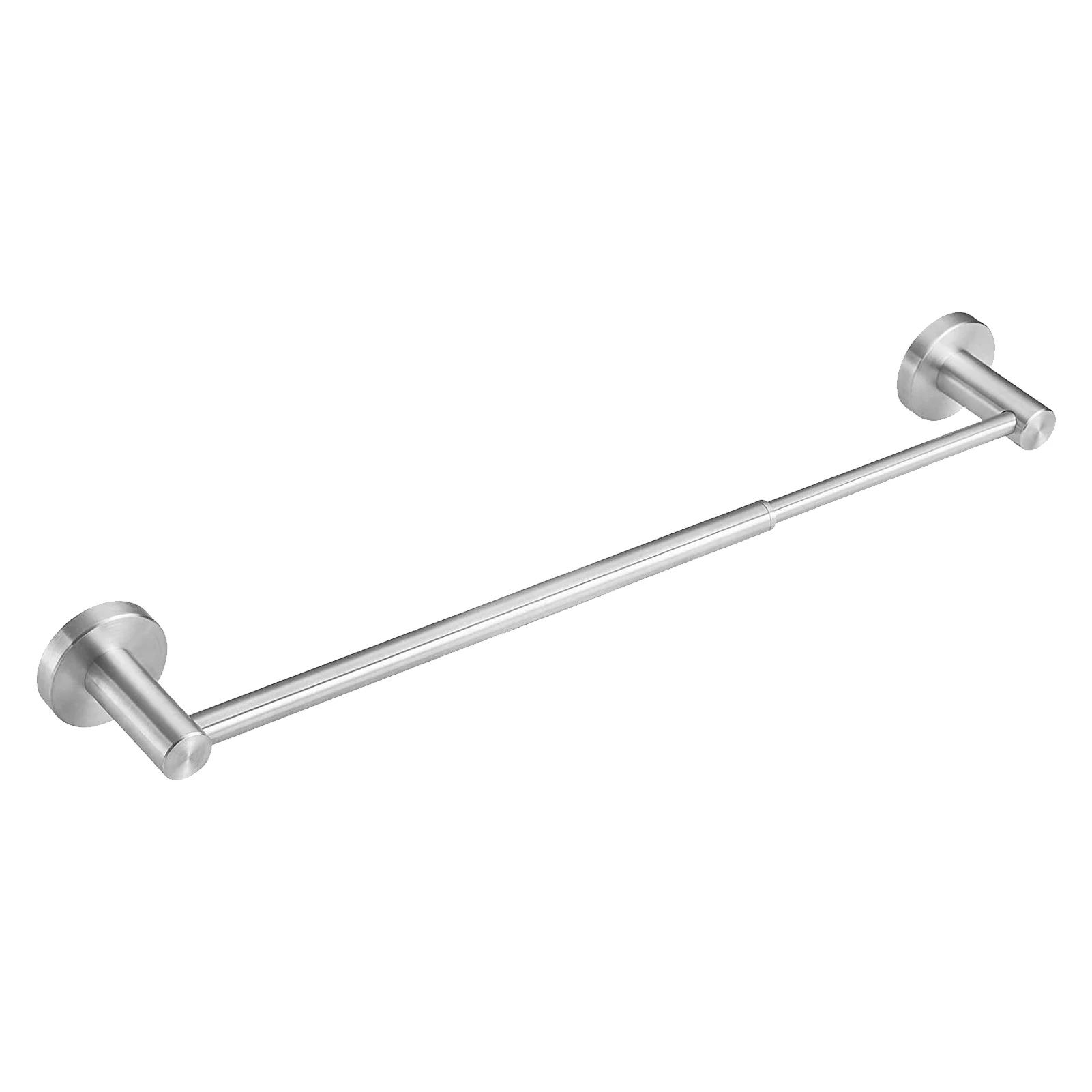 

Вешалка для полотенец из нержавеющей стали, однорычажный держатель с винтами, регулируемая длина, для ванной комнаты