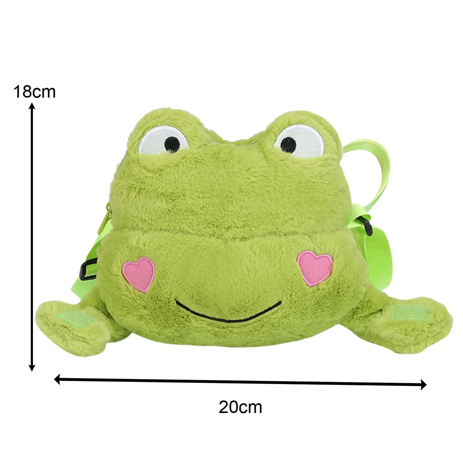 Женская сумка через плечо с лягушкой