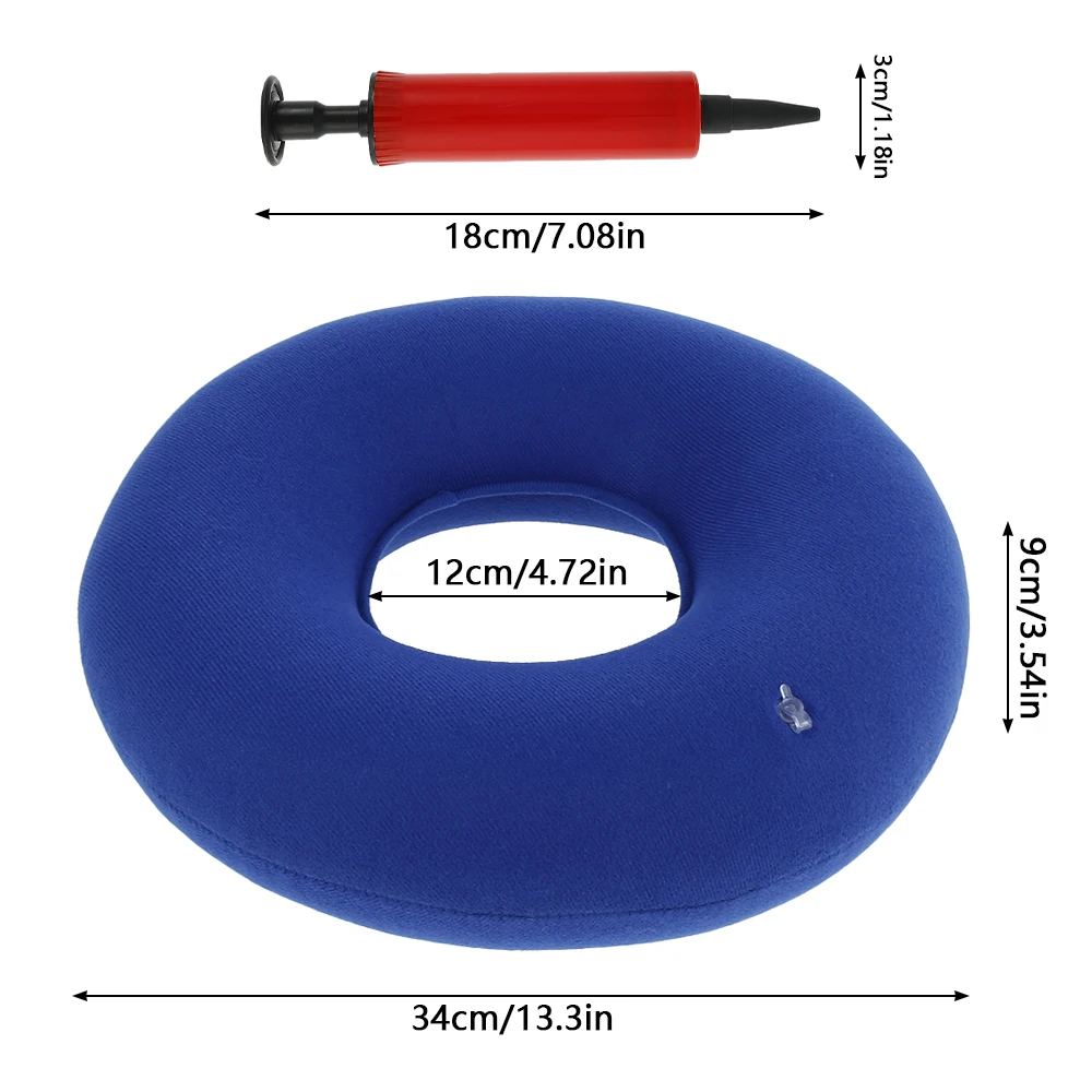 Round Inflatable Ring Donut Cushion Pillows Pad Pain Relief Hemorrhoid Treatment Seat |