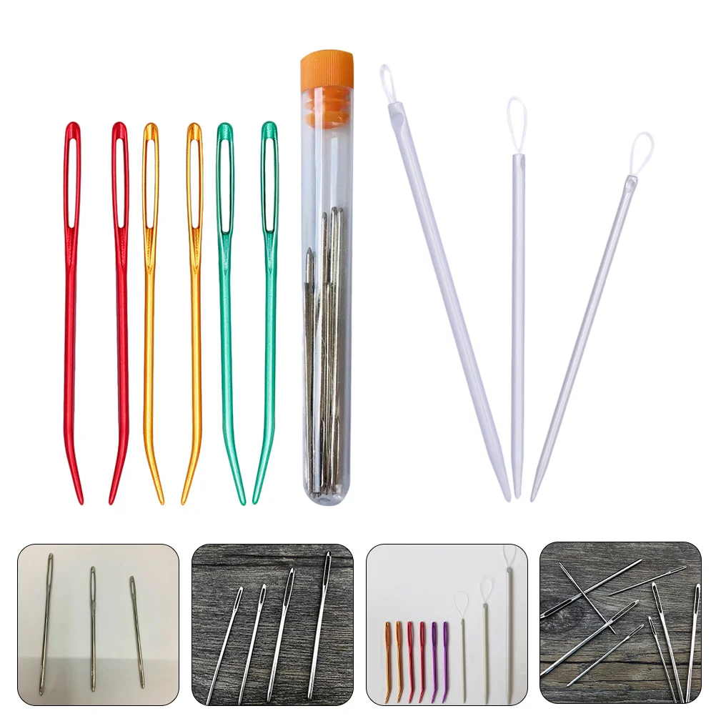 

1 Set Hand Sewing Needle Yarn Threading Sewing Knitting Learning for