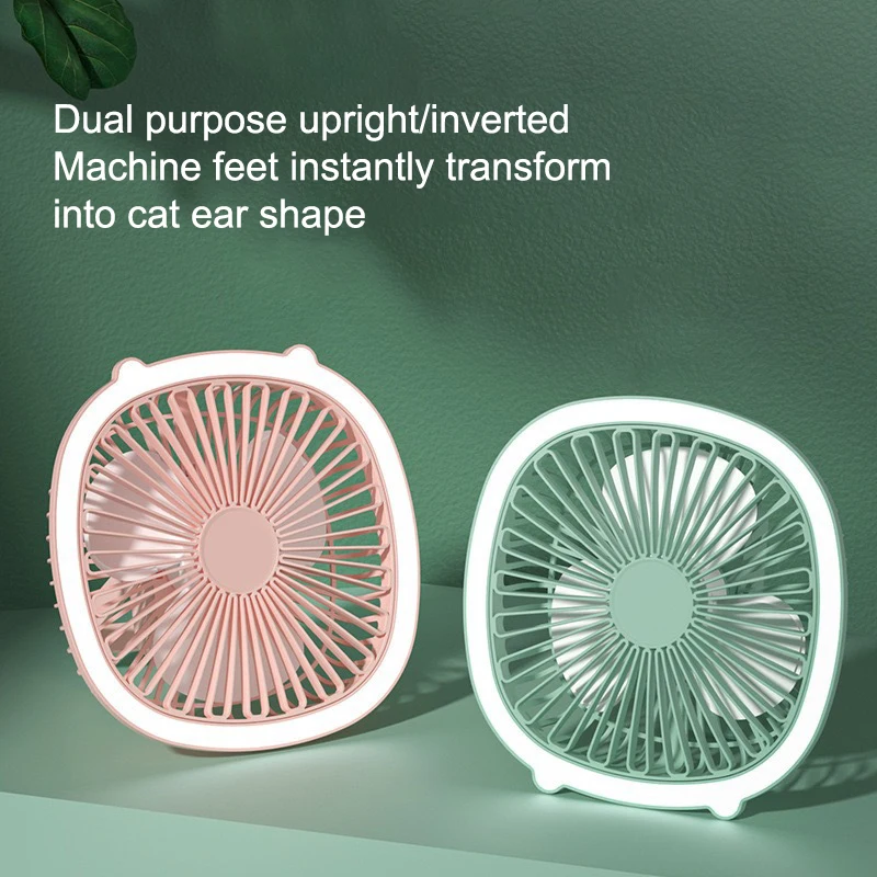 

Camping Multifunction USB Rechargeable Fans with LED Lighting Portable Mini Fan Outdoor Circulator Wireless Ceiling Electric Fan