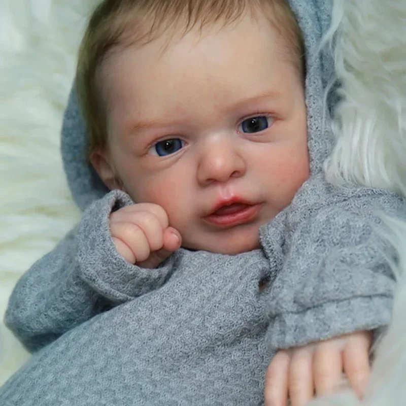 19-дюймовая готовая кукла Aleyna уже окрашенные наборы очень реалистичная с