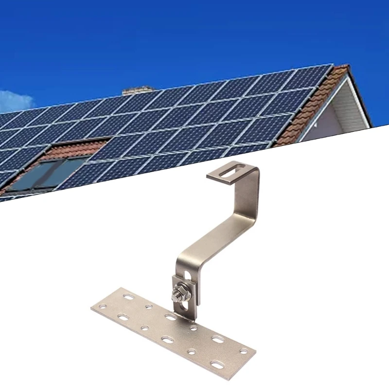 

Solar Panel Mounting Bracket Aluminum Roof Hook Solar Panel Brackets Roof Solar Panel Bracket for RV, Boats