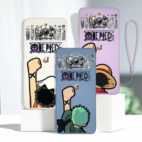 anime one piece cool phone case for xiaomi mi 11 lite poco x4 x3 x2 c31 c3 m4 m3 f4 f3 gt pro nfc 5g liquid rope cover