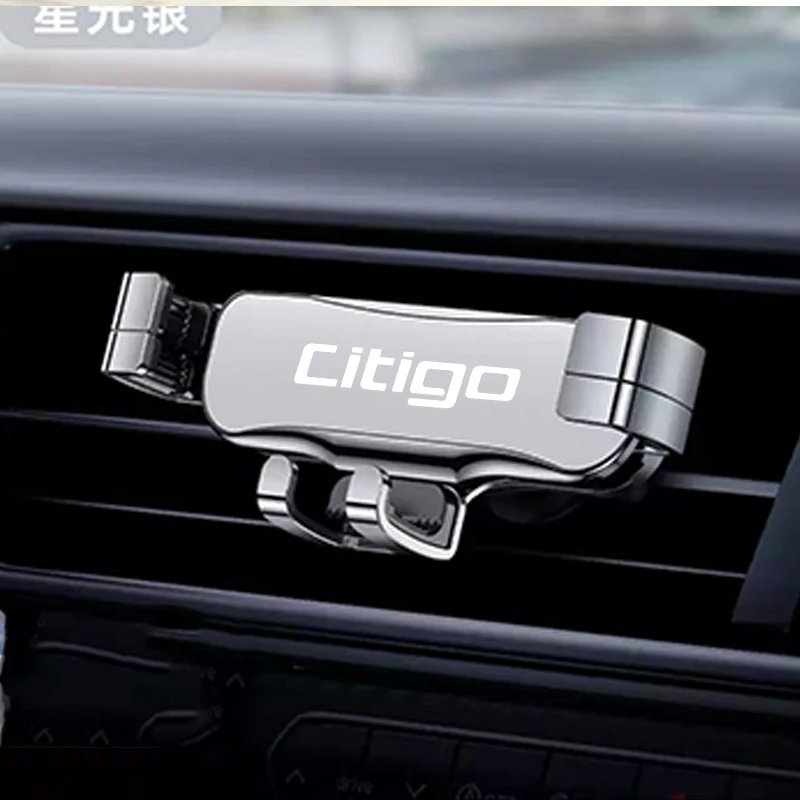 

Adjustable Car Phone Holder For Skoda Citigo Car Interior Accessories Air Vent Outlet Clip Stand GPS Gravity Navigation Bracket