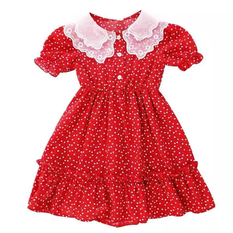 Платье для маленькой девочки Сезон лето 2022 детская одежда детей возрастом от 9