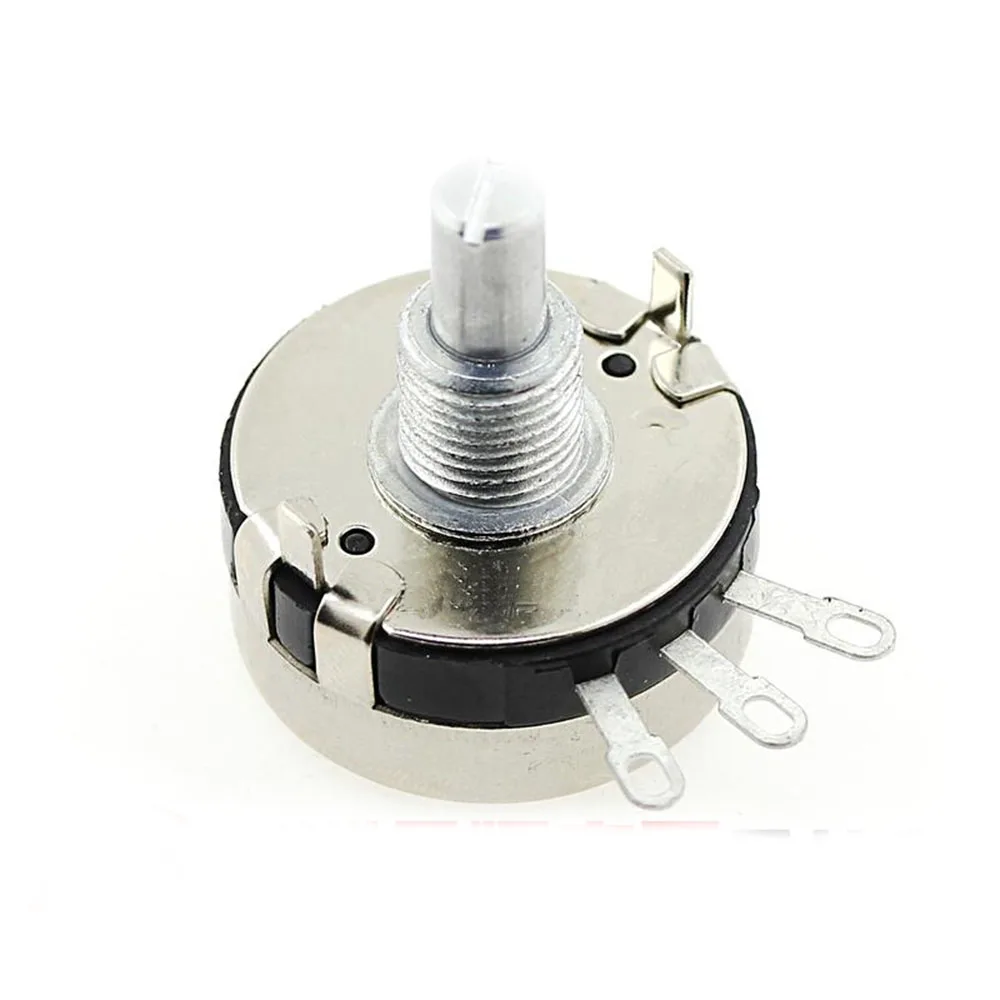 5pcs WTH118 DIY Kit Parts 2W 1A Potentiometer WTH118-1A 2W 470R 1K 2.2K 4.7K 10K 22K 47K 100K 470K 500K 560K 1M