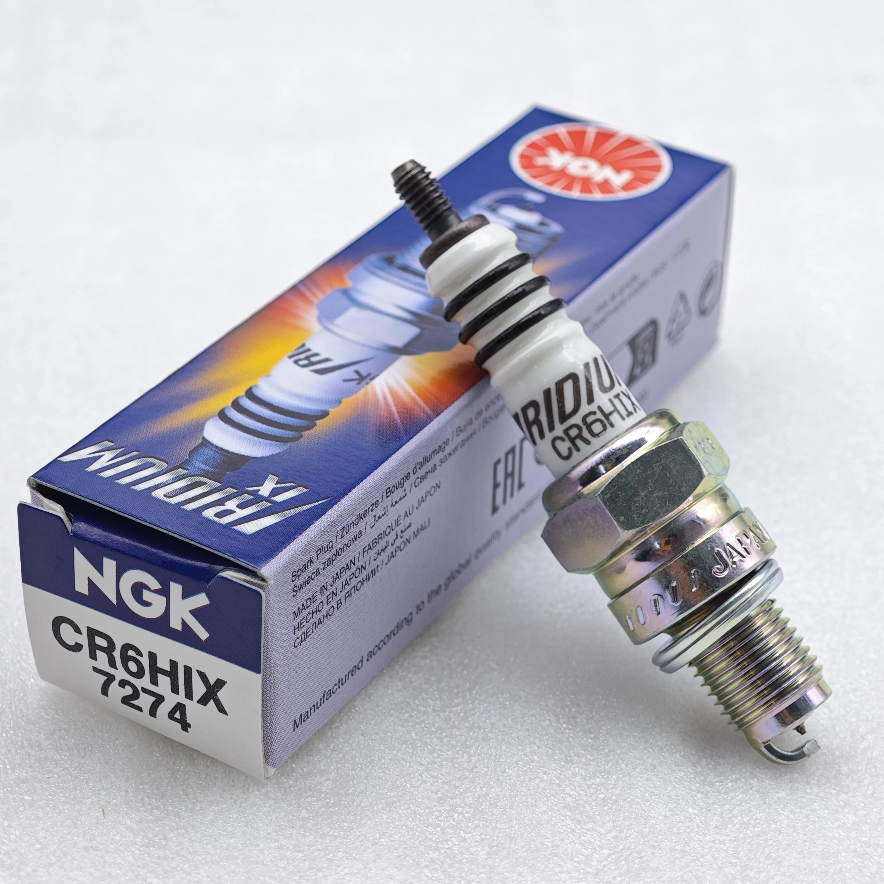 Свеча зажигания NGK Iridium CR6HIX 7274, Модернизированная CR6HSA C6HSA, 1 шт.
