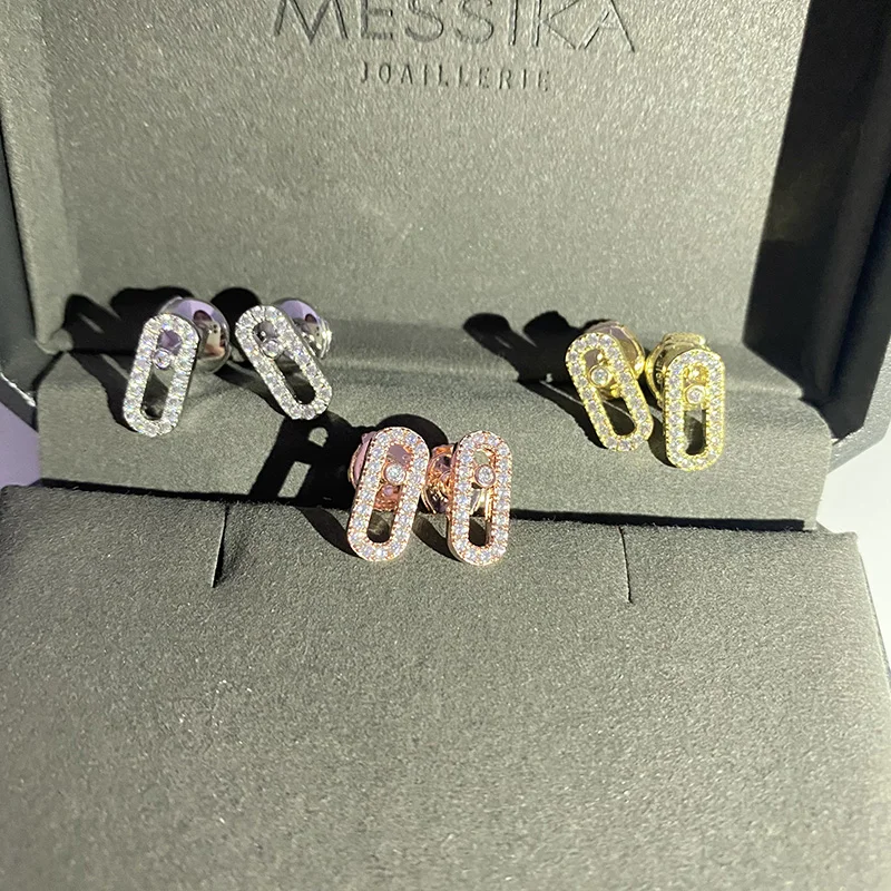 Женские серьги-гвоздики с подвеской в виде НЛО |