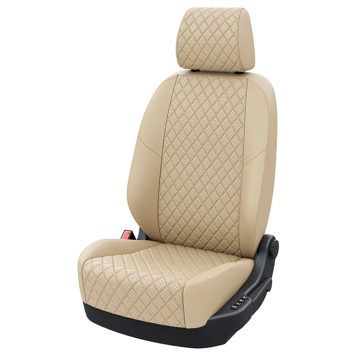 Чехлы на сиденья Мерседес С класс W 203 2 2000-2008 Экокожа с ромбом