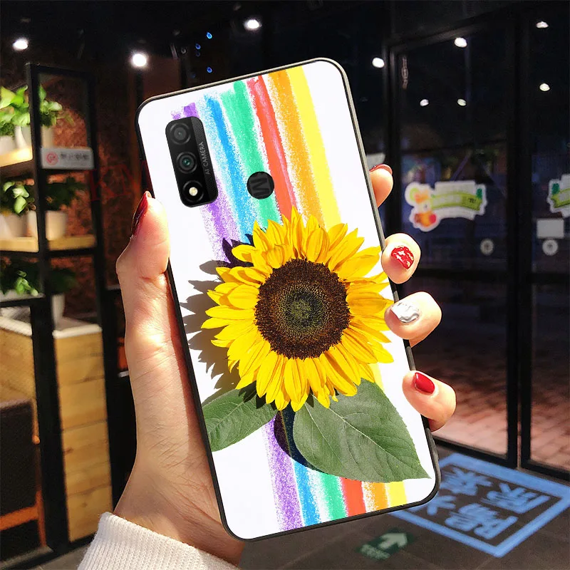 Силиконовый чехол для Huawei P Smart 2020 _ 6 21 дюйма милый из ТПУ телефона PSmart задняя