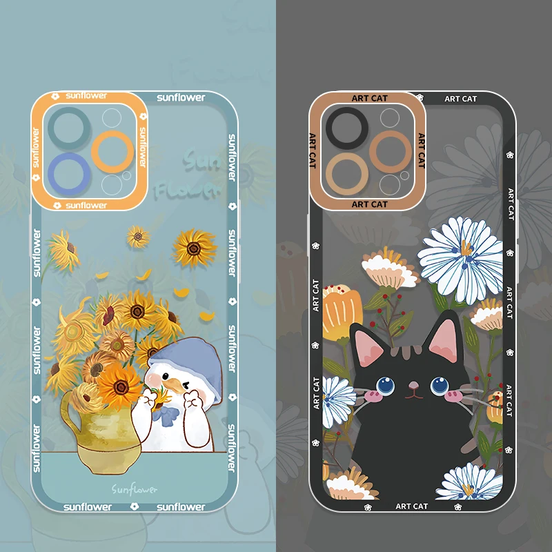 

Cartoon Case For HONOR X9A X8A X8 X7 X9 50 Lite HUAWEI Nova 8i 7i Nova 8 9 P30 Pro P40 Lite Pro P50 Pro