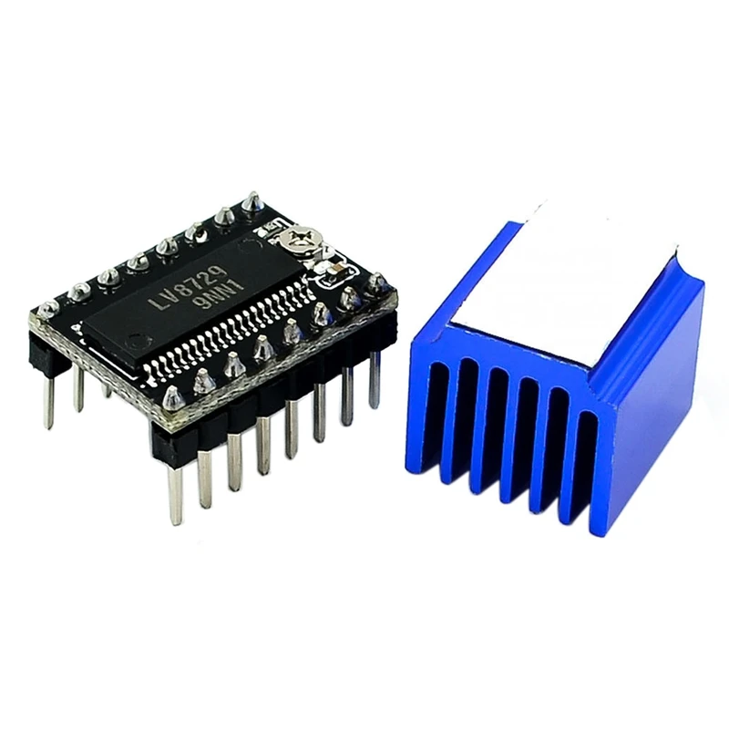 

3D Printer Board Parts LV8729 Stepper Motor Driver 128 High Subdivision Modules With Heat Sink