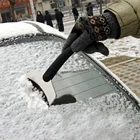 Универсальный автомобильный скребок для зимнего снега и льда, щетка для удаления лопаты, инструмент для разморозки и очистки снега