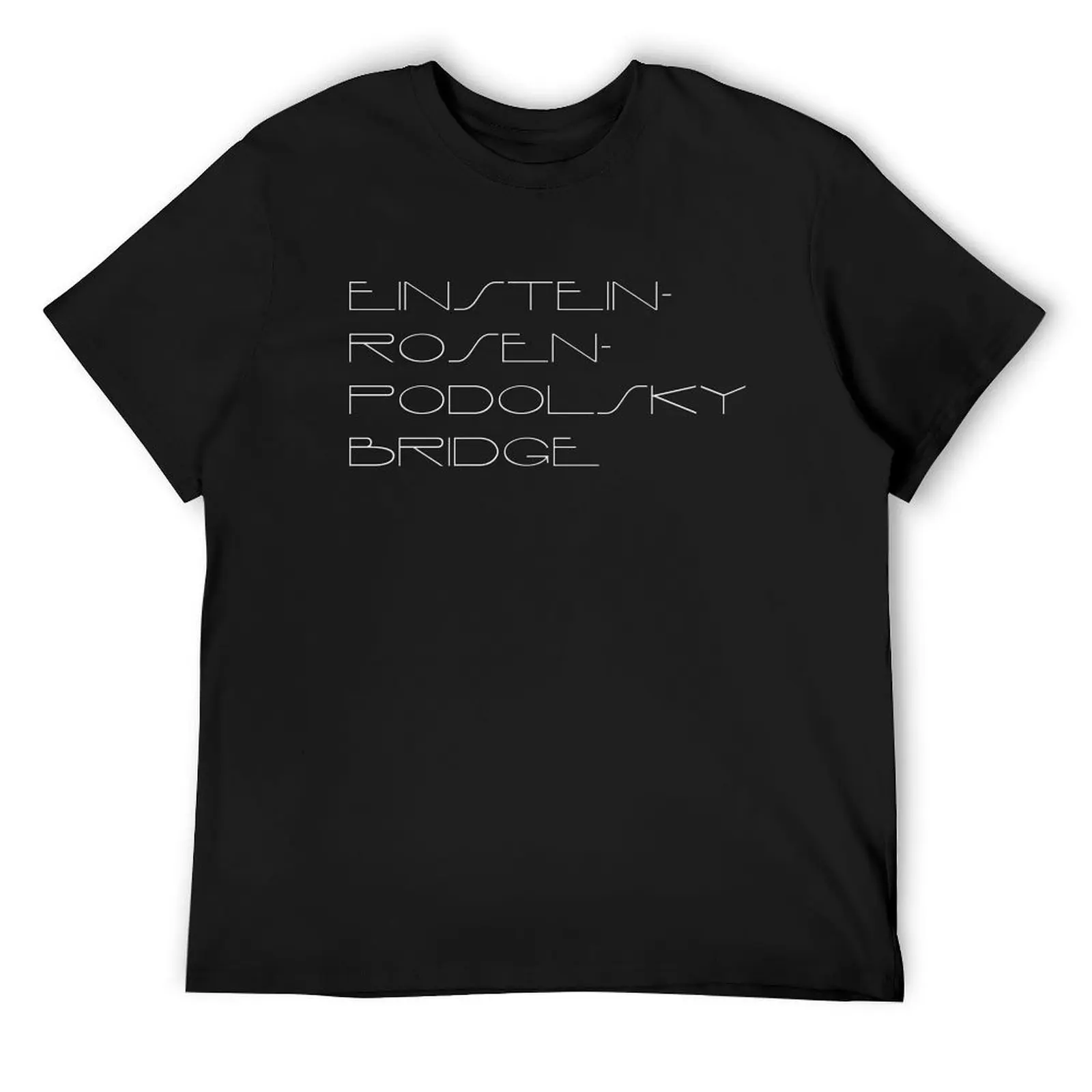 Футболка The Einstein-Rosen-Podolsky Slide дизайнерские рубашки футболки с короткими рукавами