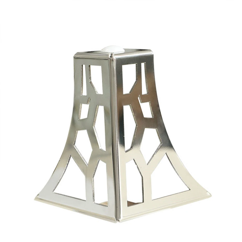

4PC Iron Furniture Legs 3.15/3.93Inch Cabinet Foot Sofa Table Cabinet Stands Feet Replacement Legs With Screws