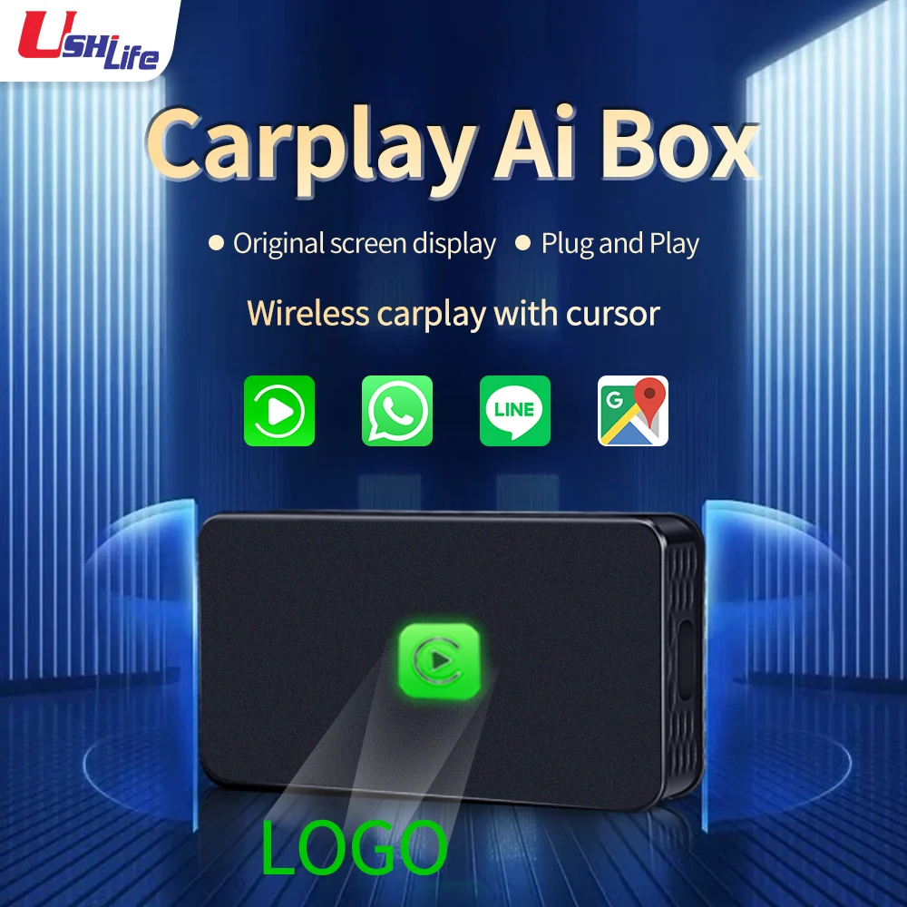 Carplay Ai Box For Audi /Porsche /Mercedes /Benz /Volkswagen /Honda /Buick Wired To Wireless Carplay Android Auto Adapter Dongle