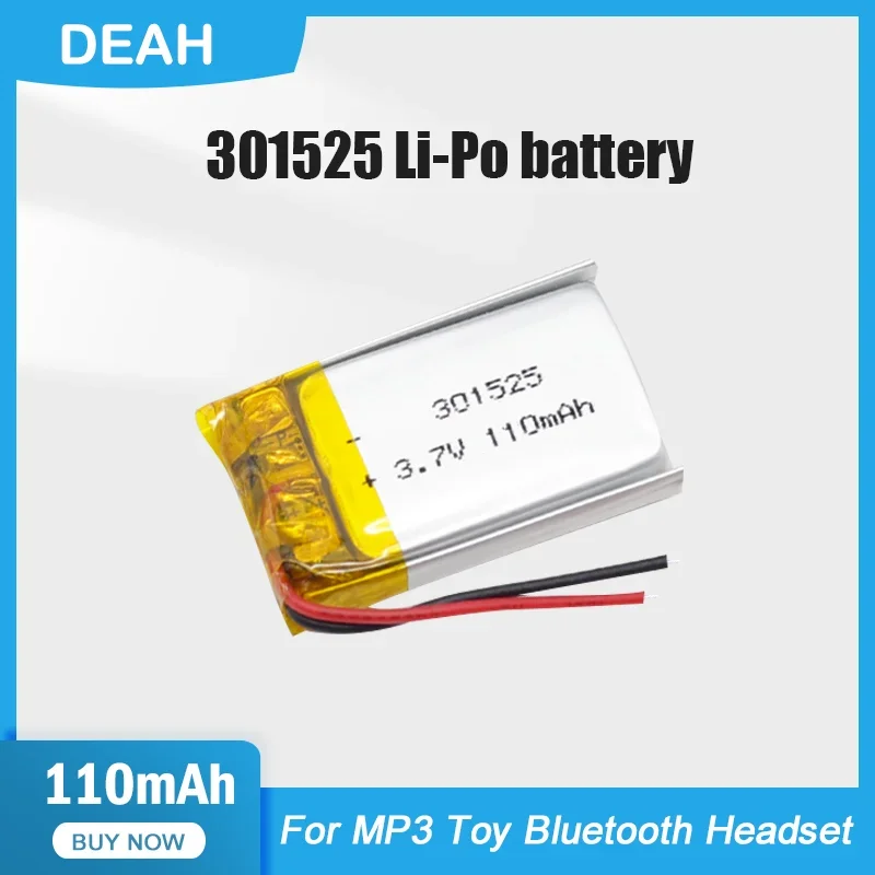 1-4 шт. 301525 дюйма 110 мАч 3 7 в