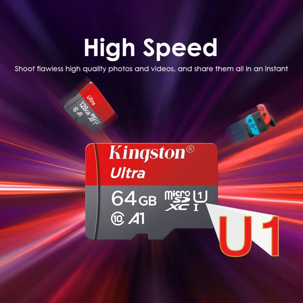 Фото Kingston Карта памяти Micro SD, класс 10, 128 ГБ, 32 ГБ, 64 ГБ, 256 ГБ, 512 ГБ №3
