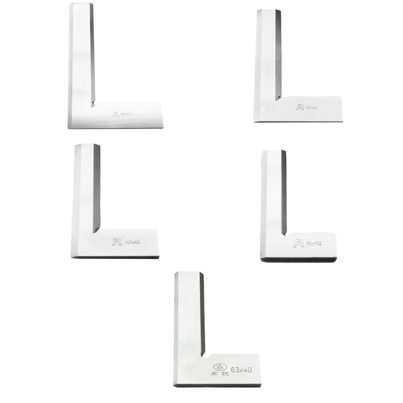 

90 Degree Right Angles Engineer Stainless Steel Precision Ground Steel Hardened Angle-Ruler Machinist Square Durable