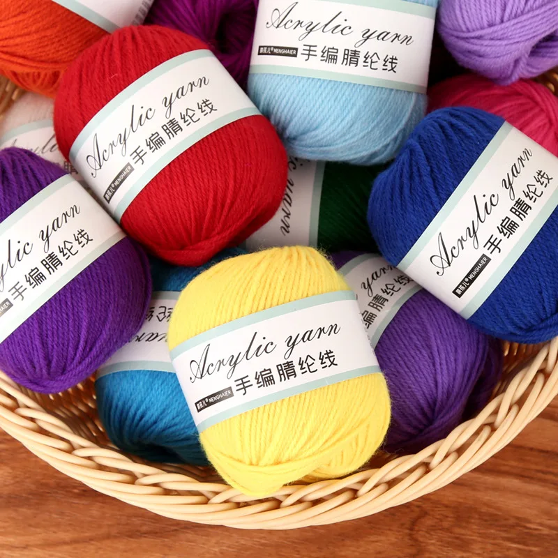 

50g±5g/ball Yarn for Hand Knitting Milk Cotton Yarn for Crocheting Threads for Knitting Hands Threads for Crochet Hat Scarf Fan