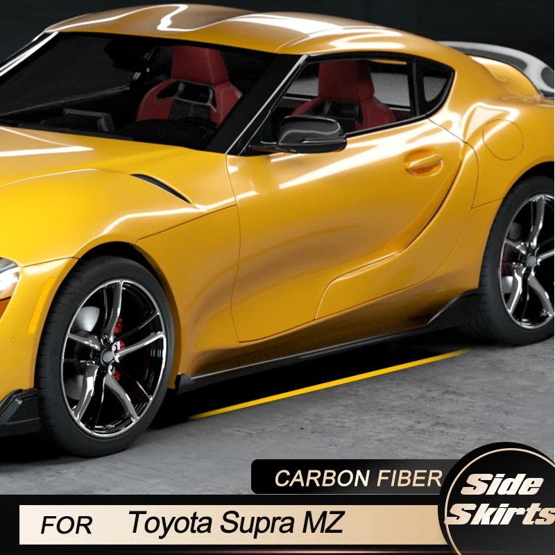 Автомобильные Боковые удлинители для Toyota Supra 2019-2021 гоночный боковой дверной