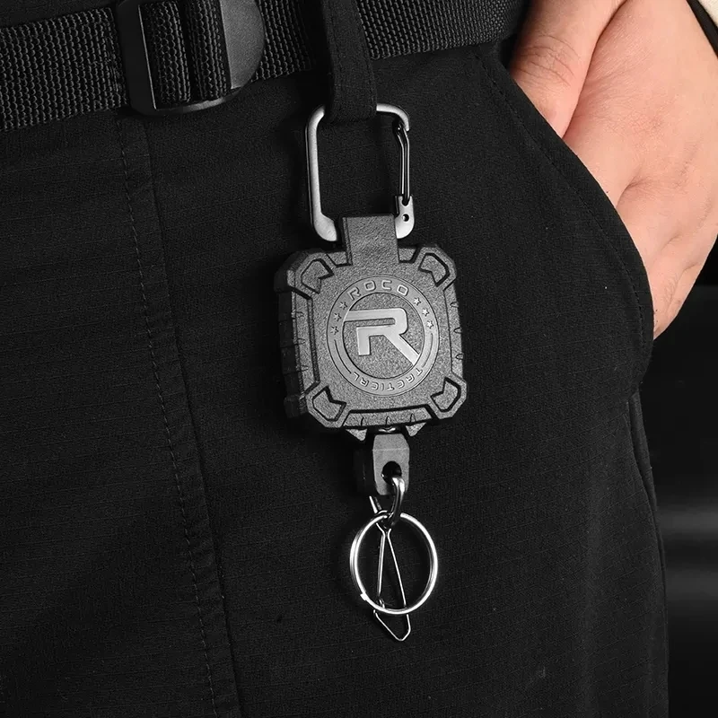 Новый H64 телескопический брелок для ключей с защитой от кражи высокопрочный ключ