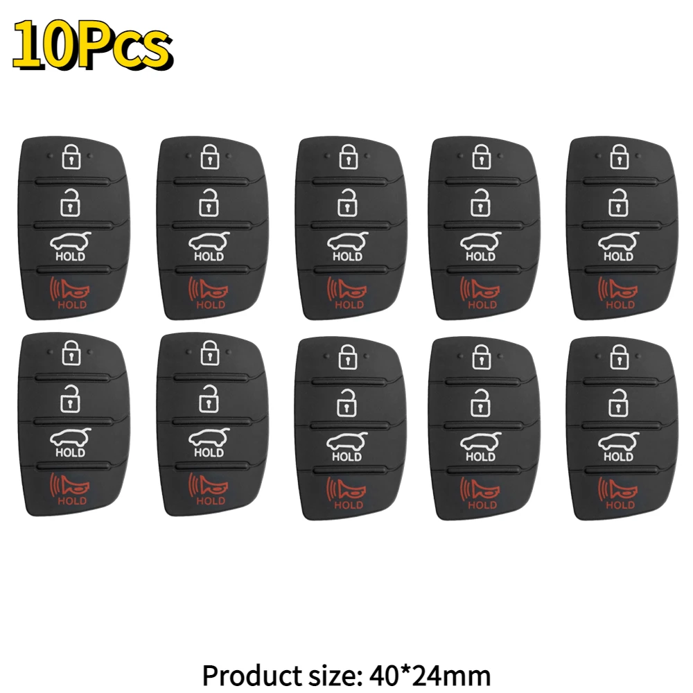 

Запасной 3-кнопочный дистанционный брелок для Hyundai I10 I20 I30 IX35 Kia K2 K5 Rio Sportage, запасные части, 5/10 шт.