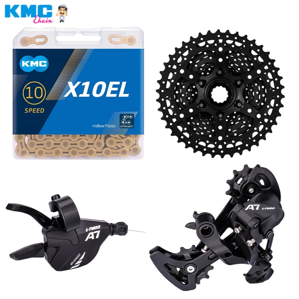 

KMC X10 10.93 Speed MTB Road Bike Chain X10EL X10SL 10V Bicycle Chains Extra Light Gold Silver Race Rustproof 116 Links NEW DH