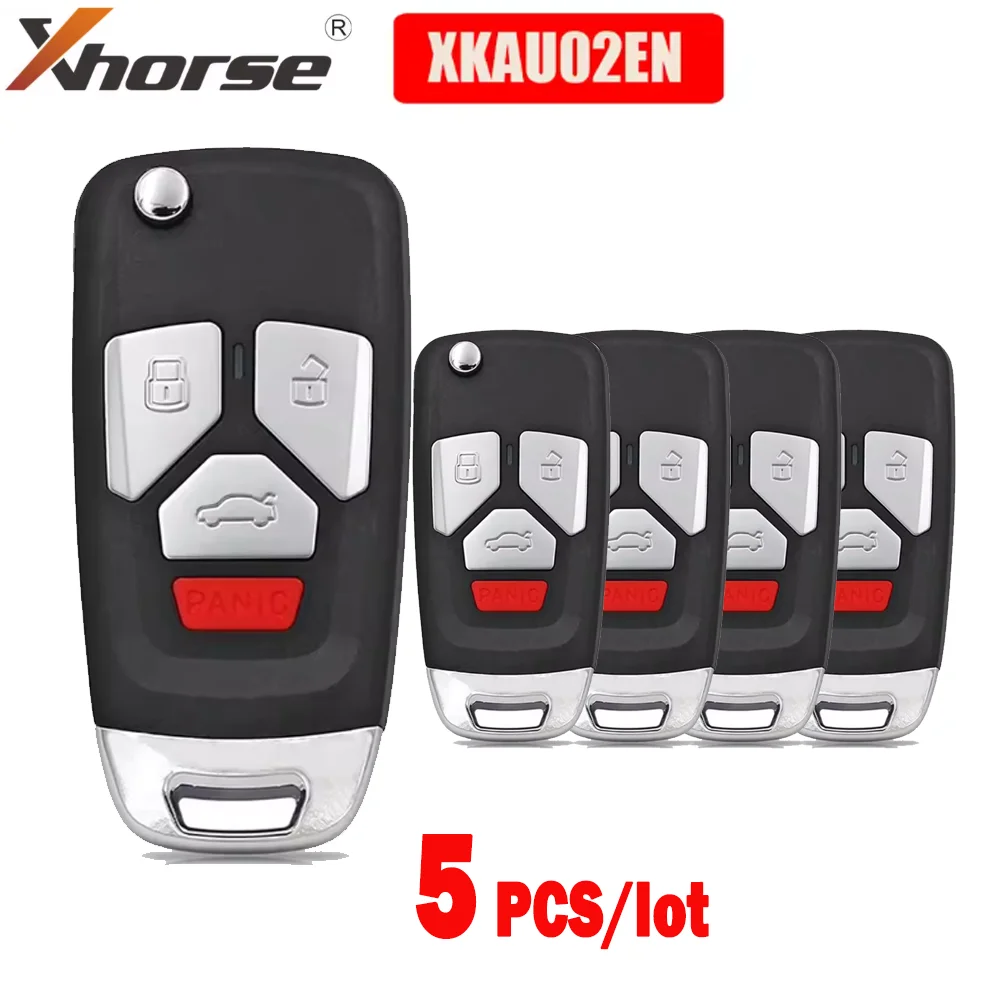 

Xhorse XKU01EN XKAU02EN XK Series 3/4 Кнопки VVDI Проводной дистанционный автомобильный брелок для VVDI2/VVDI Mini/ключевой инструмент Max