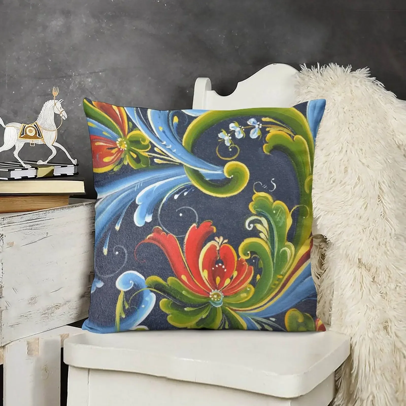 Telemark Rosemaling из Норвегии декоративная подушка чехлы для диванов гостиной
