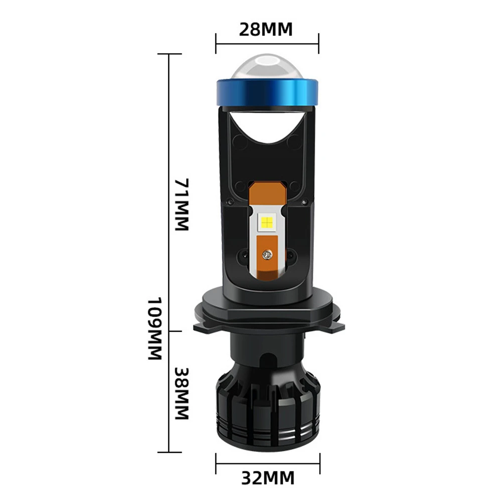 LED Headlight H4 H7 Small Lens Y6D Car Mini Double Lamp Canbus Bulbs Highlight Beads No Error 6000LM 9V-12V 70W A Pair 2PCS | Автомобили и