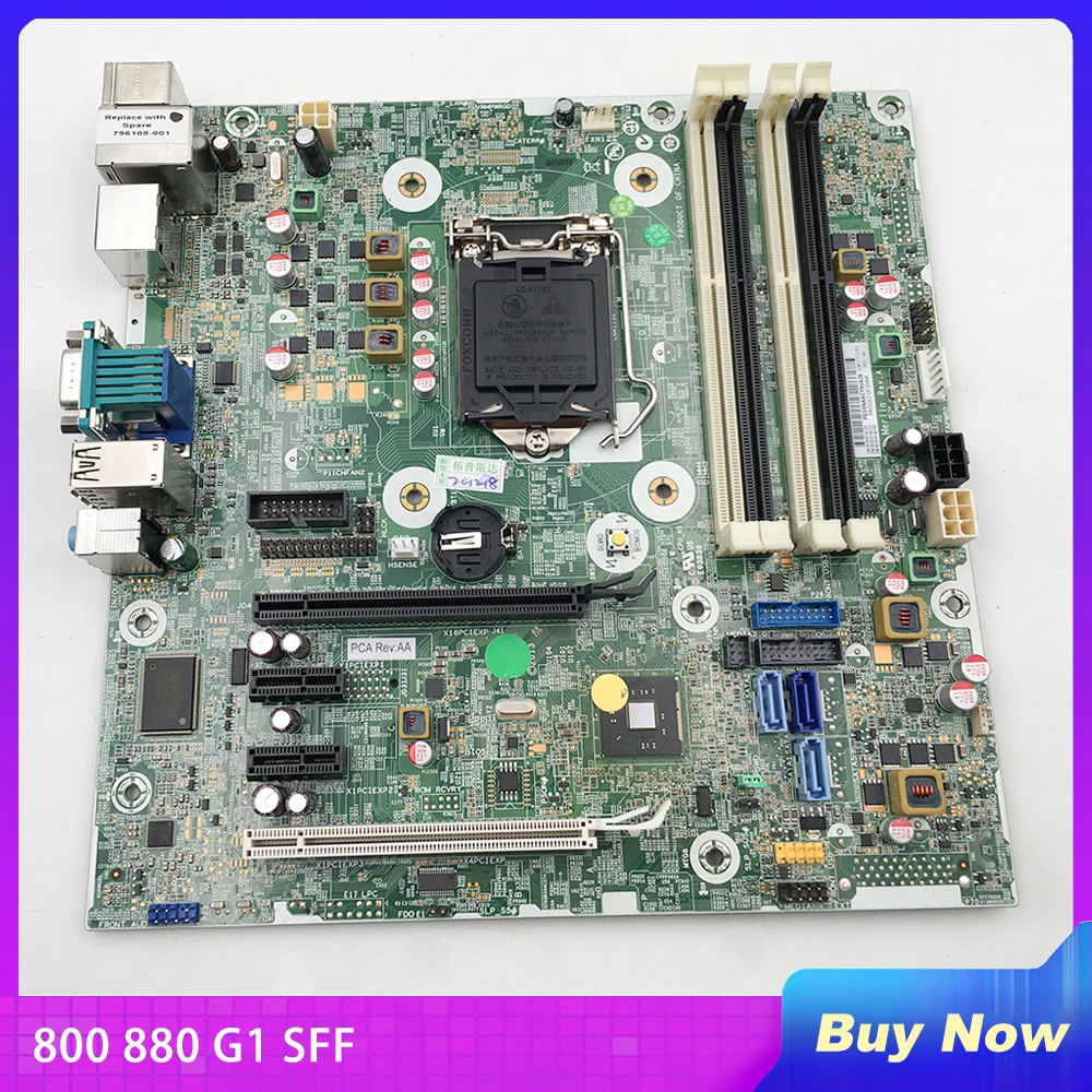 796108-001 For HP Elitedesk 800 880 G1 SFF Desktop Motherboard SR173 Q87 717372-003 Fully Tested